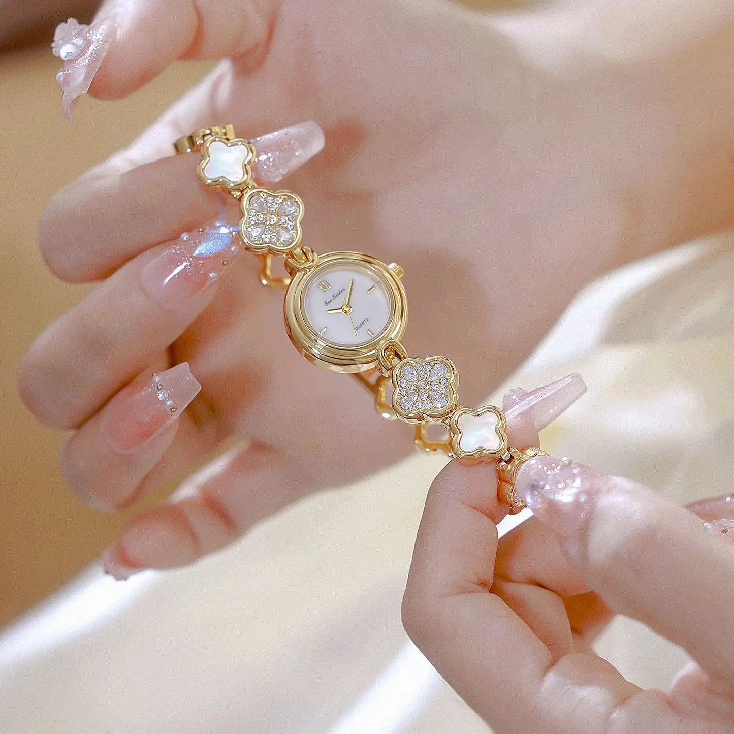 Clover Crystal Watch
