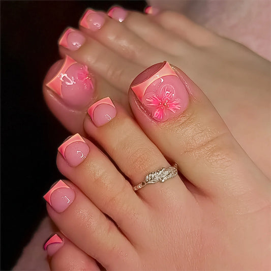 Toe Press-On Nail Set