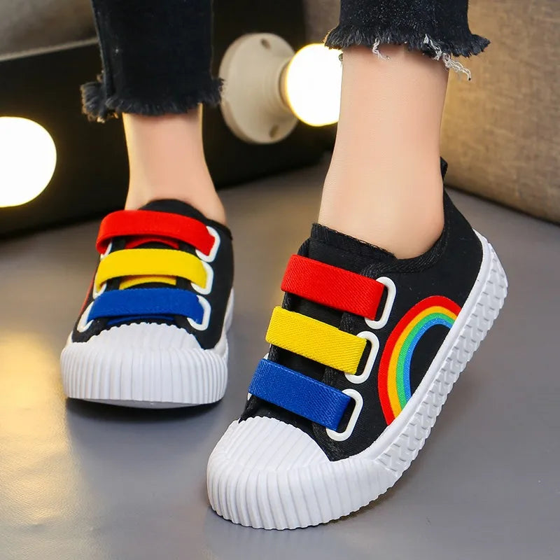Rainbow Canvas Sneakers