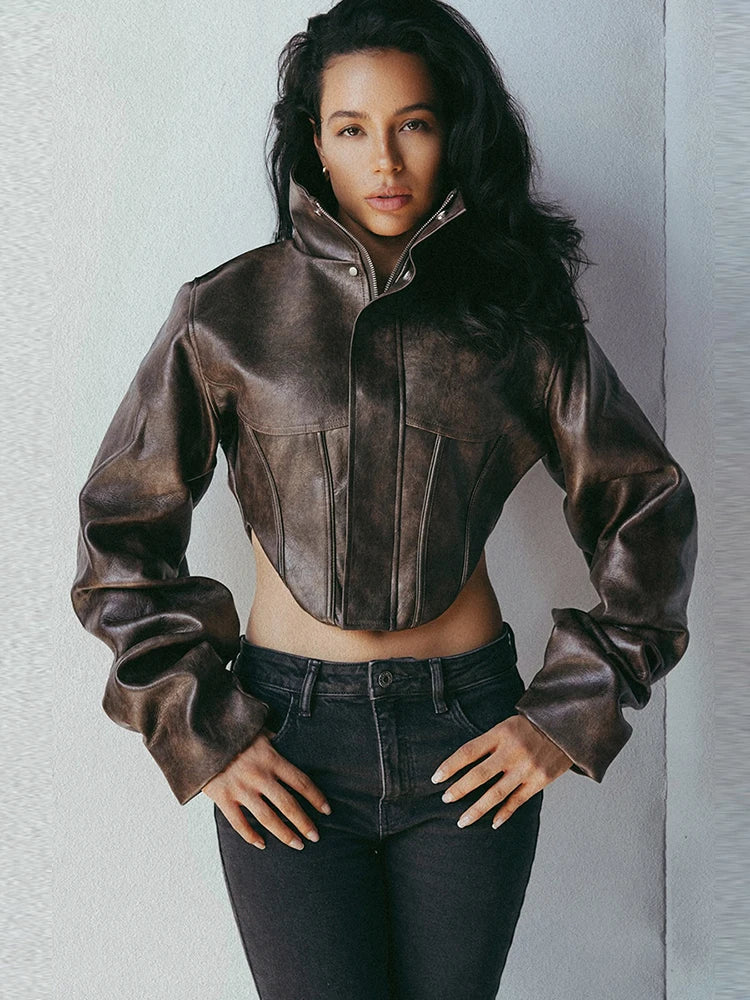 Cropped Zip Jacket