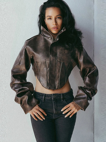 Cropped Zip Jacket