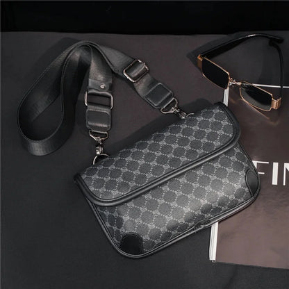 Plaid PU Leather Fanny Pack