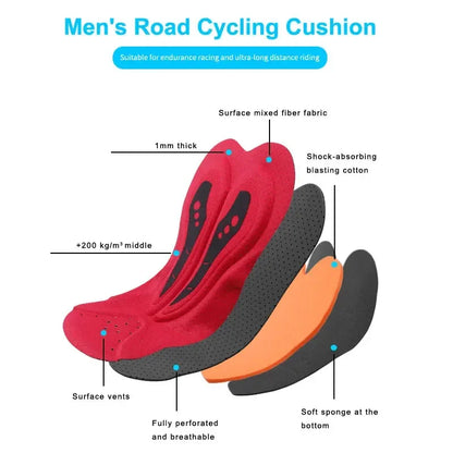 X-Tiger Cycling Bib Shorts Pocket