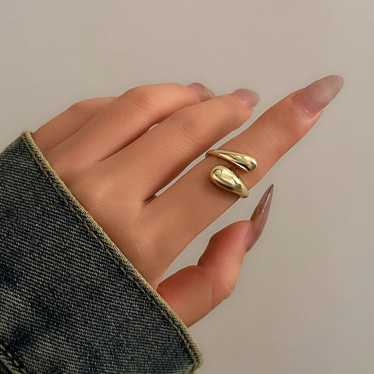 Geometric Metal Jewelry Set