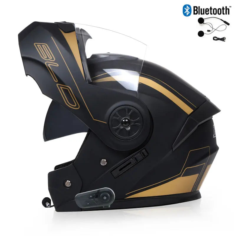 BLD Bluetooth-Ready Flip-Up Helmet