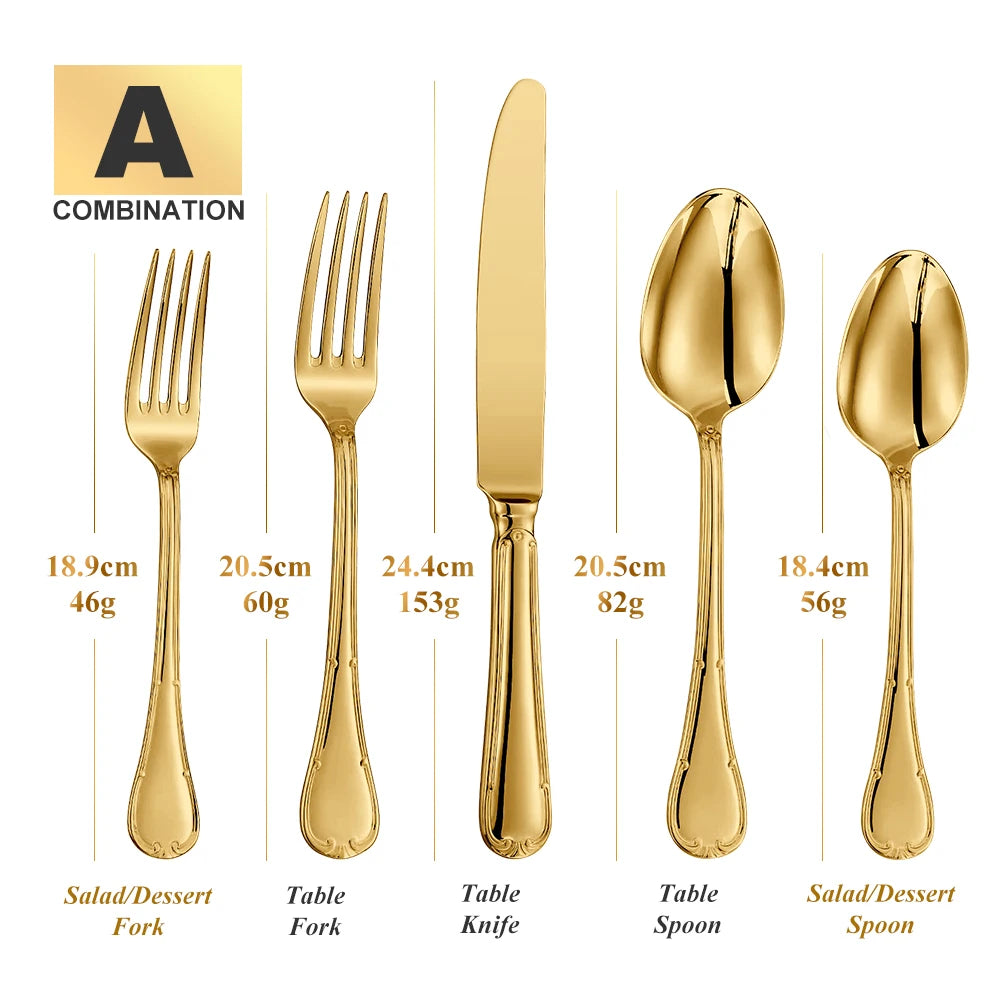 Metal Silver Cutlery Set Piece