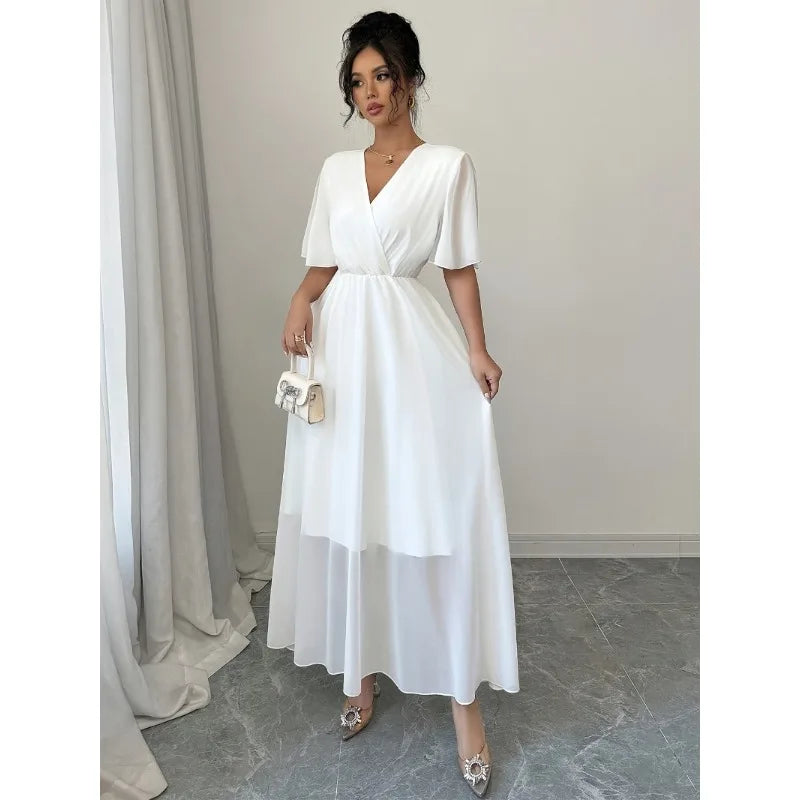 Draped Empire Dress