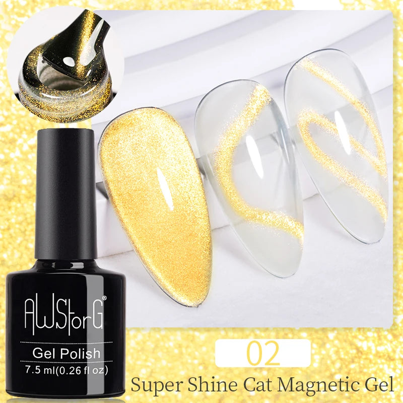 Pink Cat Eye Gel Polish