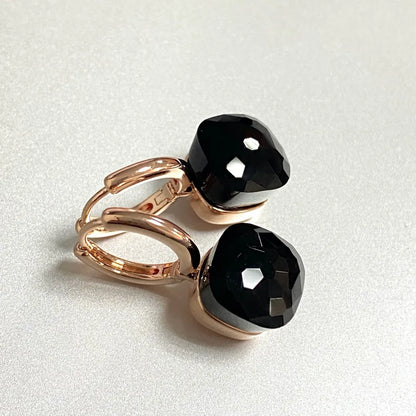 Square Crystal Earrings