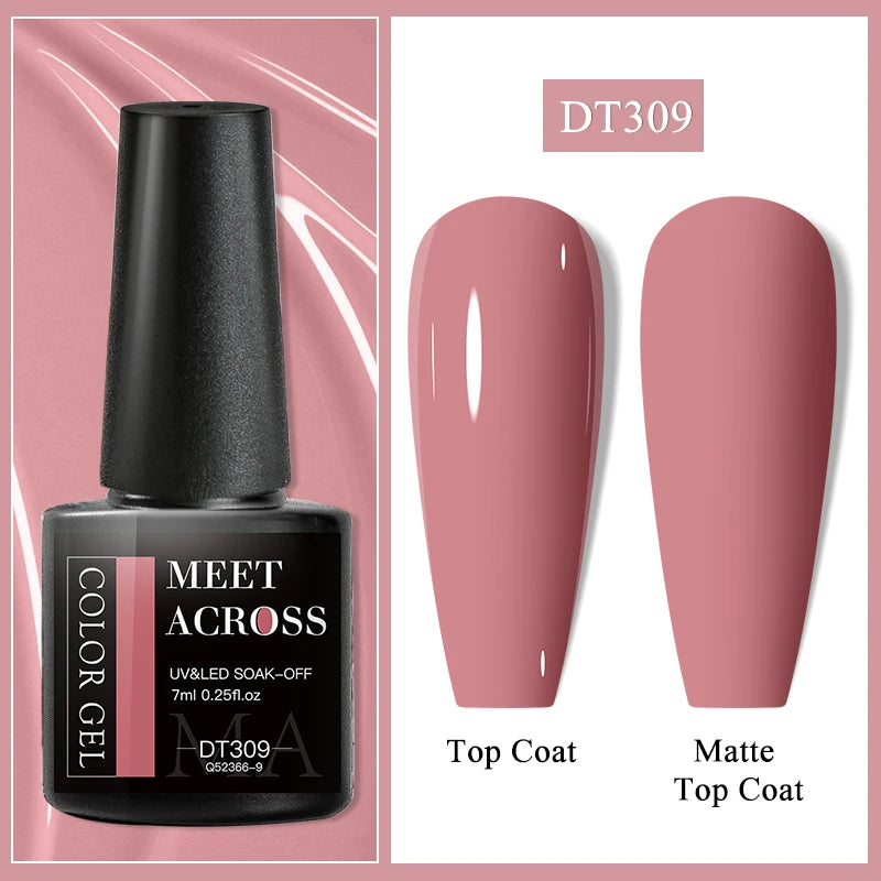 MEET ACROSS Matte Gel Polish