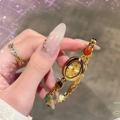 Jade Oval Watch