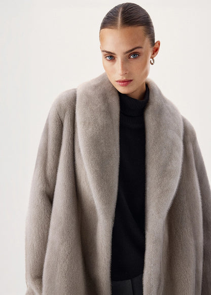 Faux Mink Short Coat