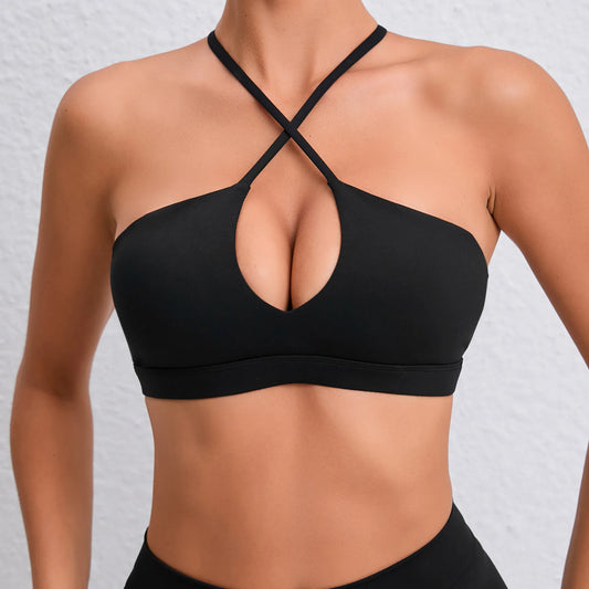 Cross-Back Fast-Drying Yoga Tank