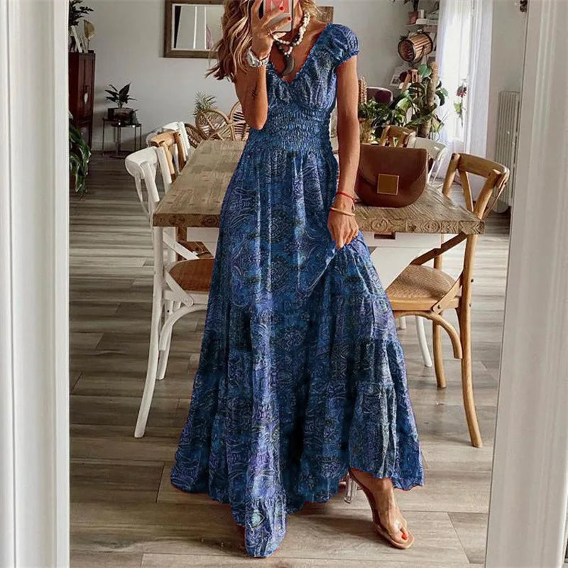 Bohemian Print Dress