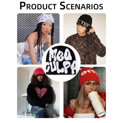 Y2K Knitted Unisex Beanie