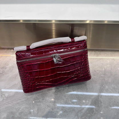 Crocodile Embossed Mini Clutch