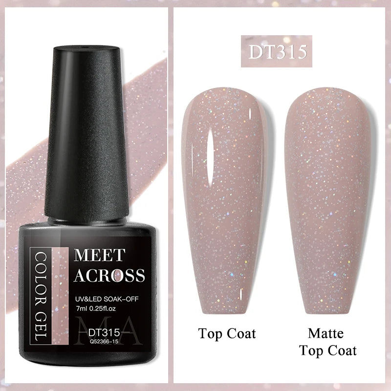 MEET ACROSS Matte Gel Polish