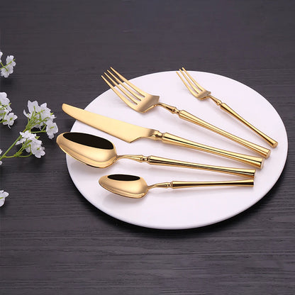 Metal Solid Sliver Cutlery Set