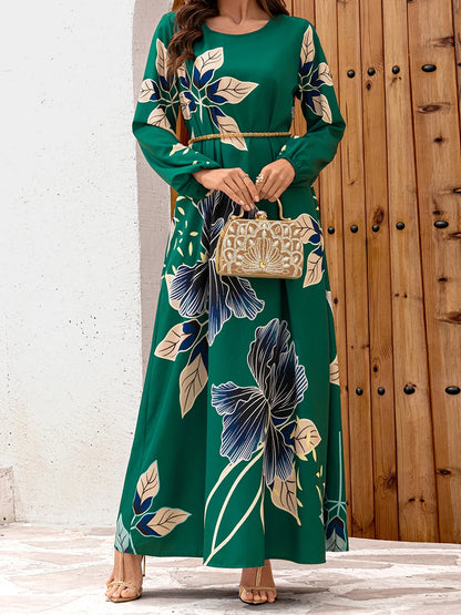 Flowy Silhouette Maxi Dress