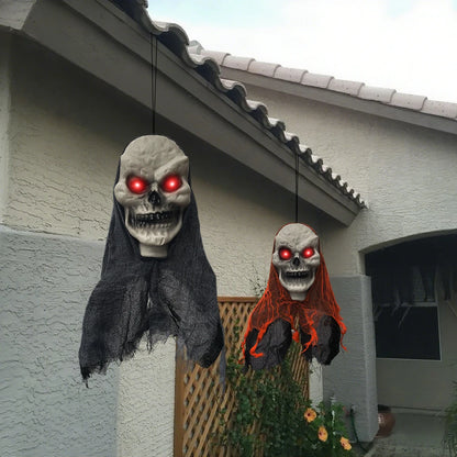 Hanging Skull Ghost Ornaments