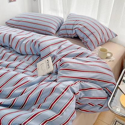 Striped Duvet Bedding Set