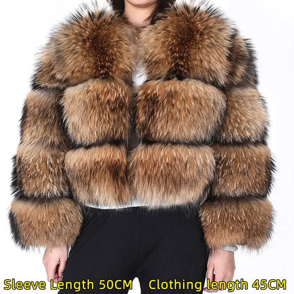 Raccoon Dog Fur Jacket