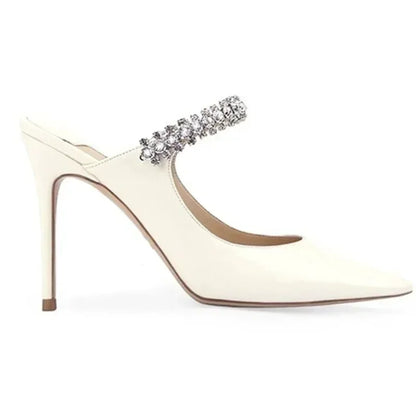 Pointed Toe Mule Heels