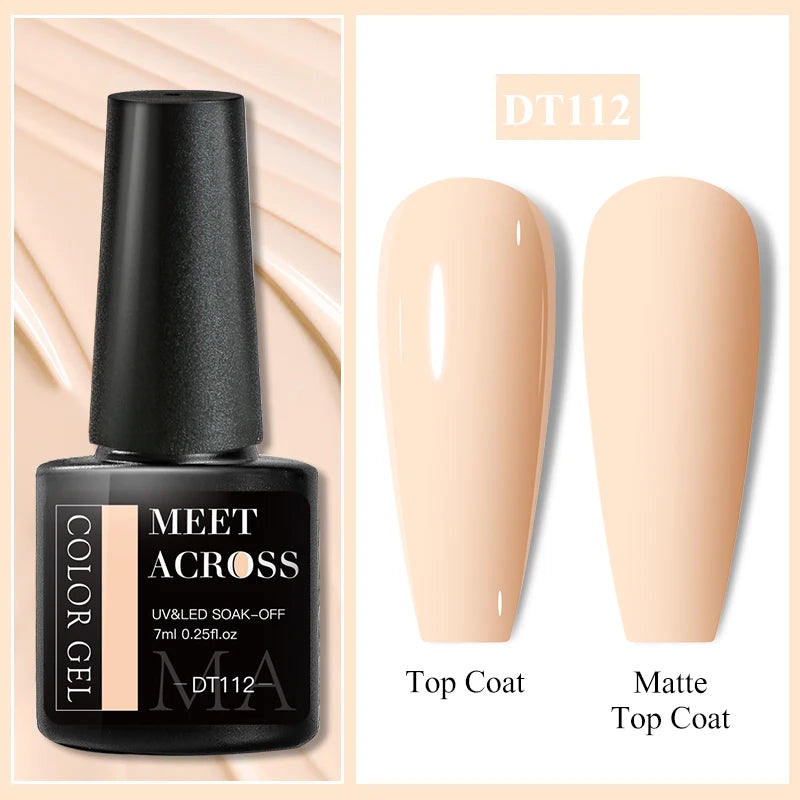 MEET ACROSS Matte Gel Polish