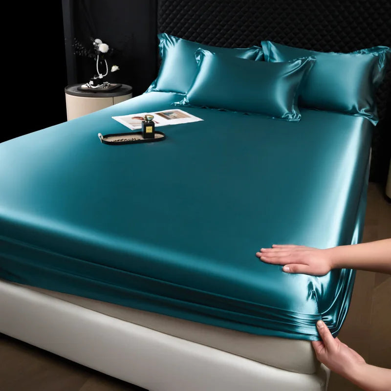 3-Piece Luxury Mulberry Silk Bed Sheet Set