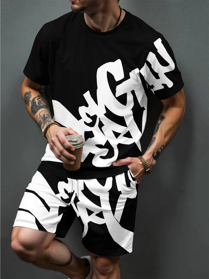 3D Printed Drawstring Shorts Set