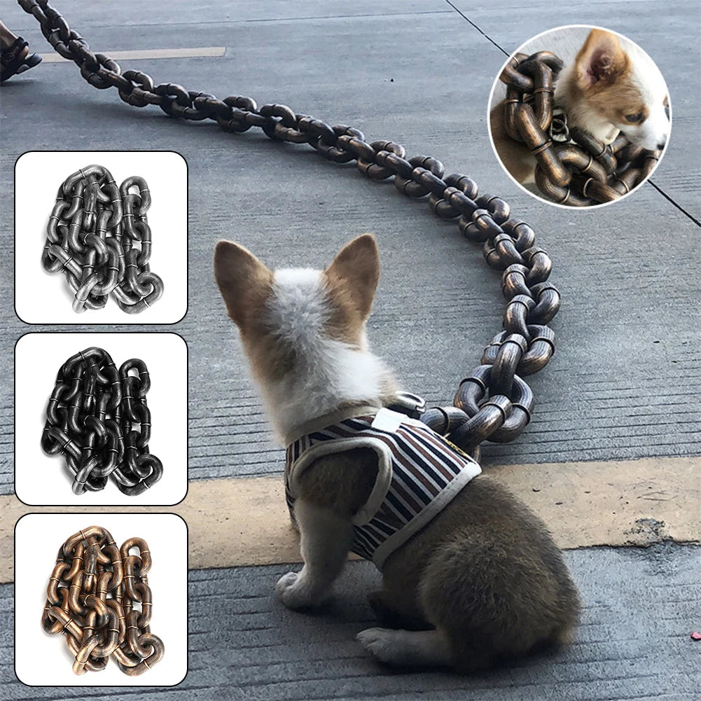Simulation Chain Dog Leash