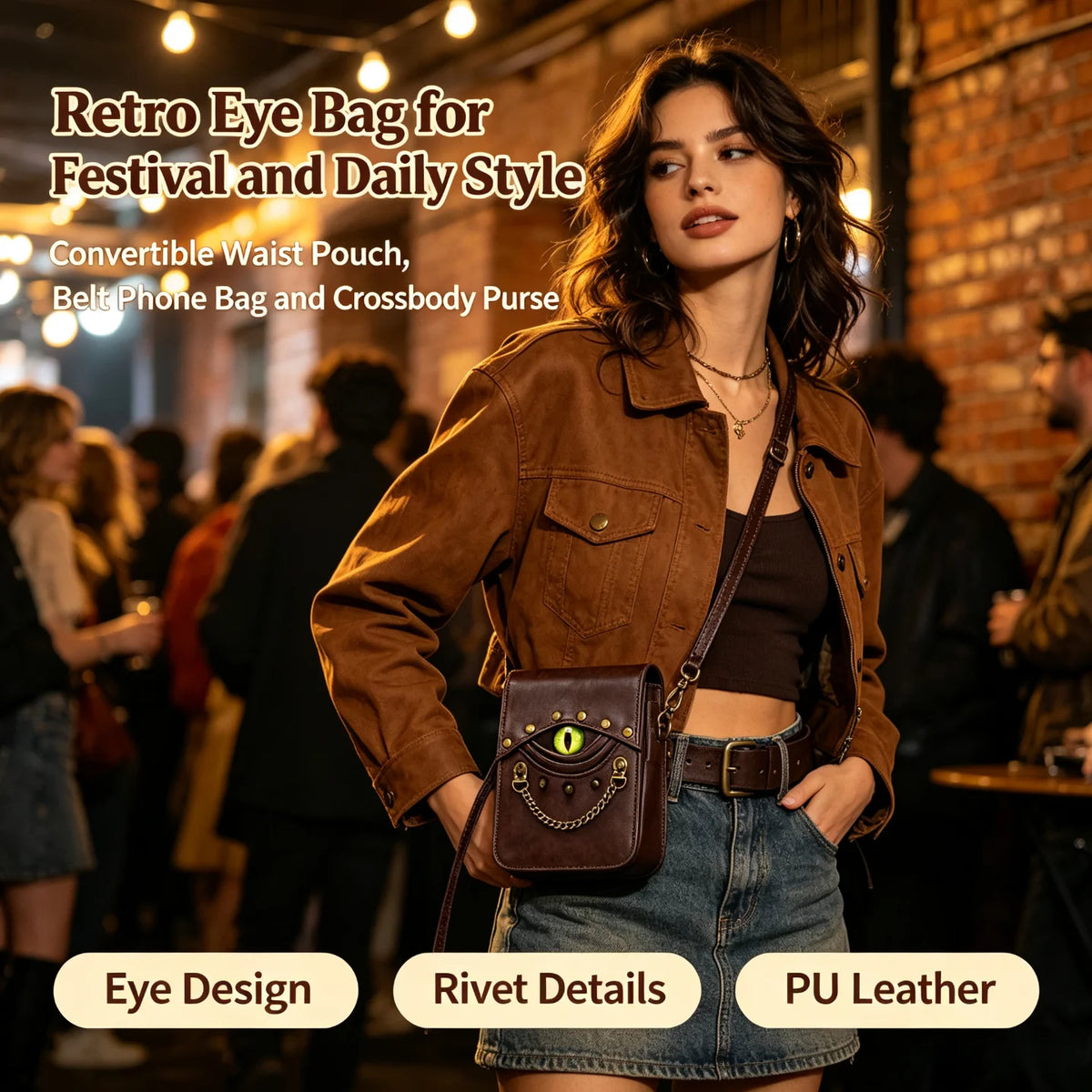 Leather Mini Waist Bag
