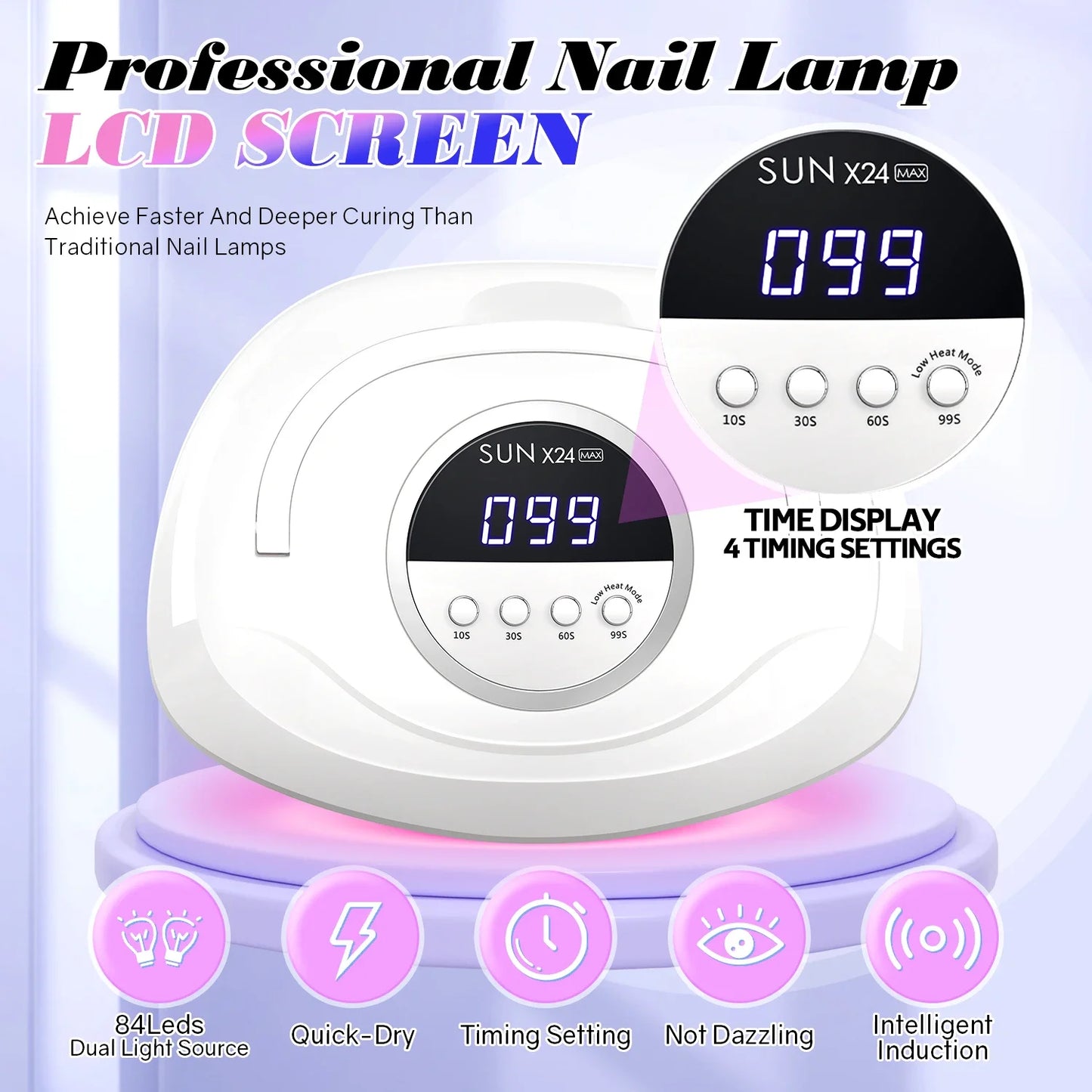 380W UV LED Nail Lamp