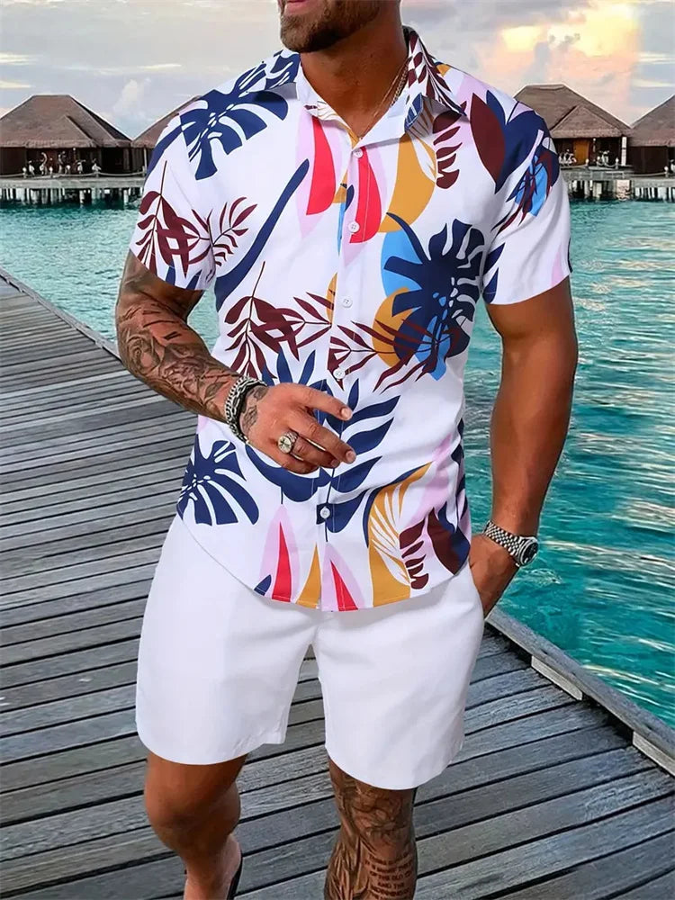 3D Print Hawaiian Shirt Set