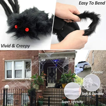 Giant Black Plush Spider