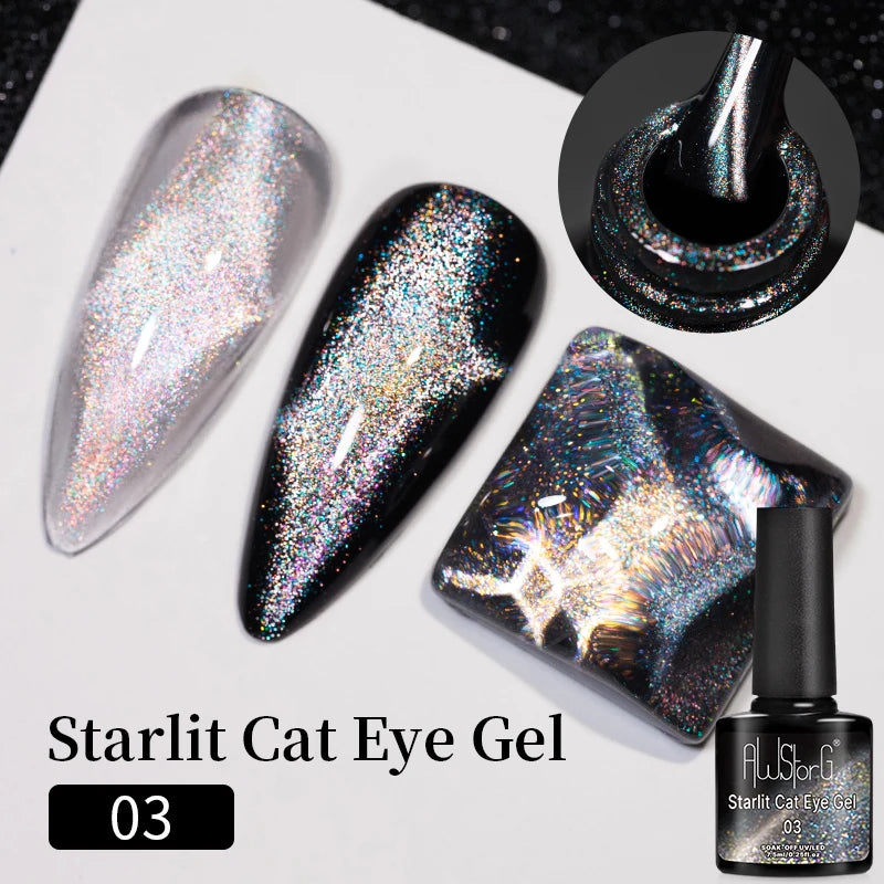 Pink Cat Eye Gel Polish