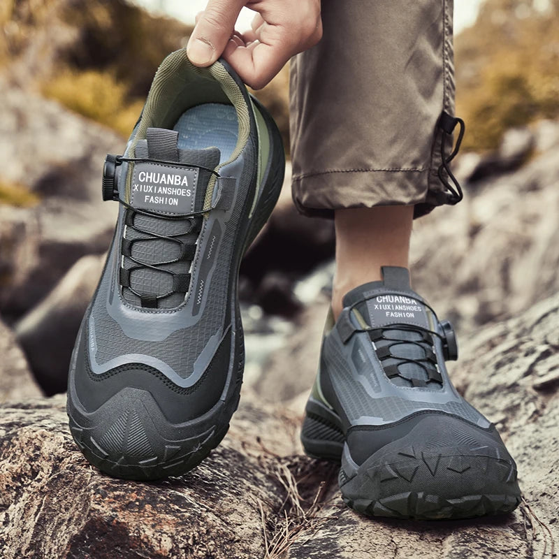 Rotary Buckle Trekking Sneakers