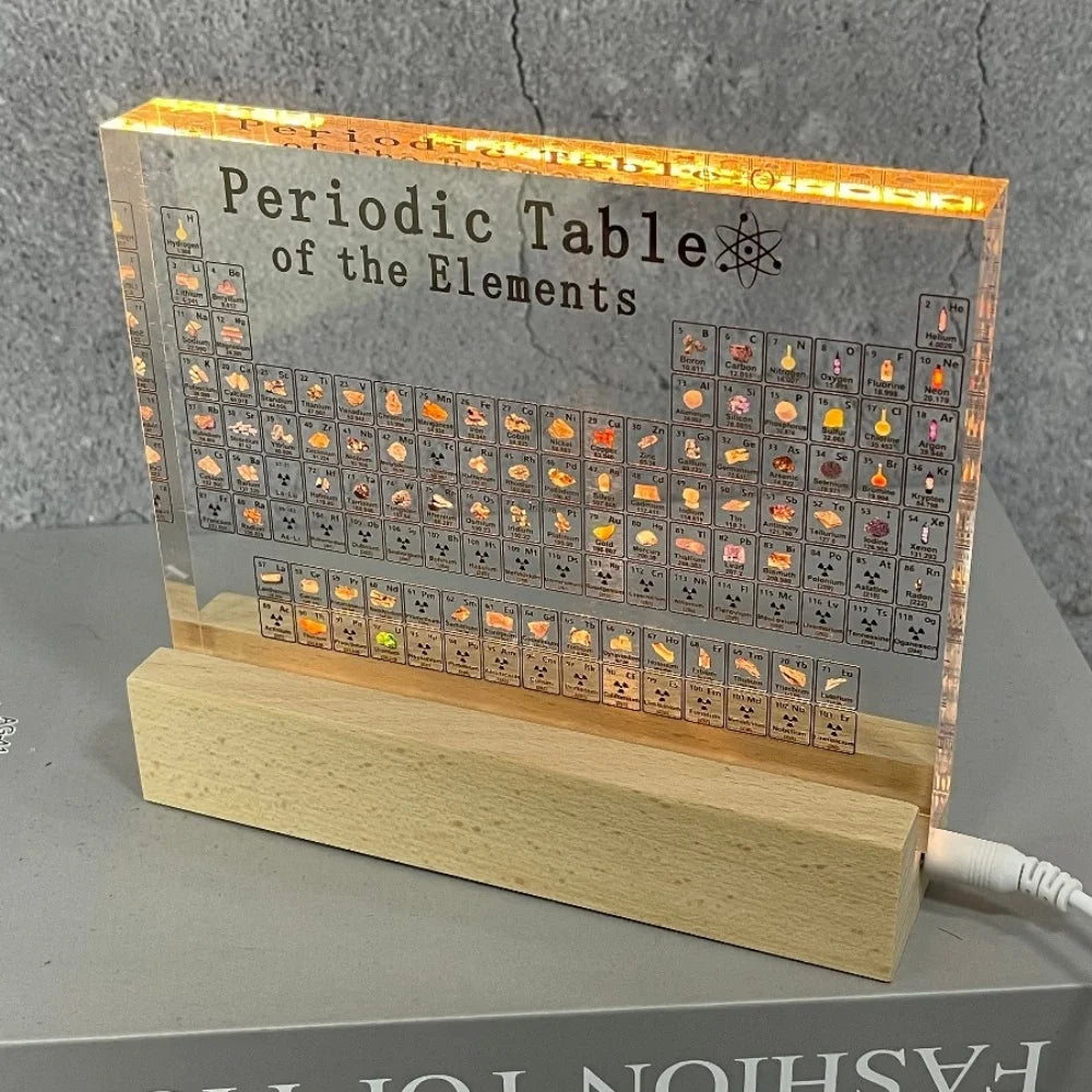 Acrylic Periodic Table Decor
