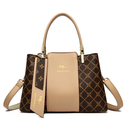 Microfiber Leather Crossbody Tote
