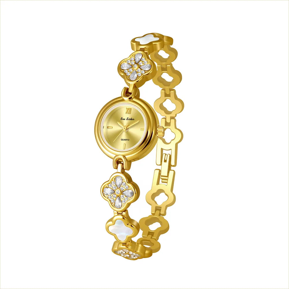 Clover Crystal Watch