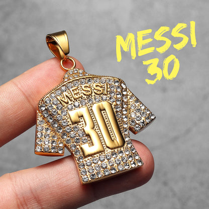 Metal Jersey Stainless Steel Pendant Party