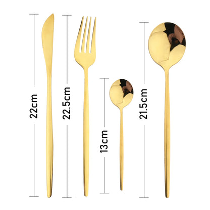 Metal Western Solid Cutlery Set