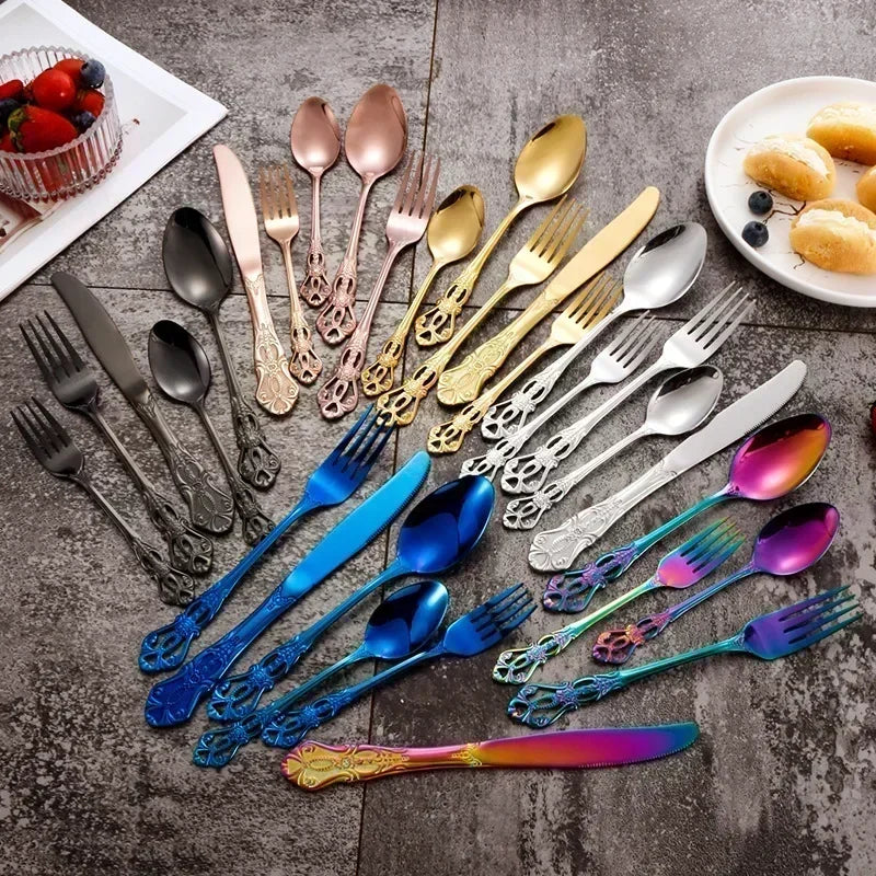 Luxury Gold Cutlery Set