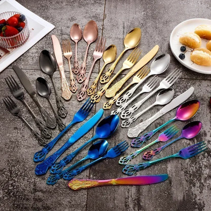 Luxury Gold Cutlery Set