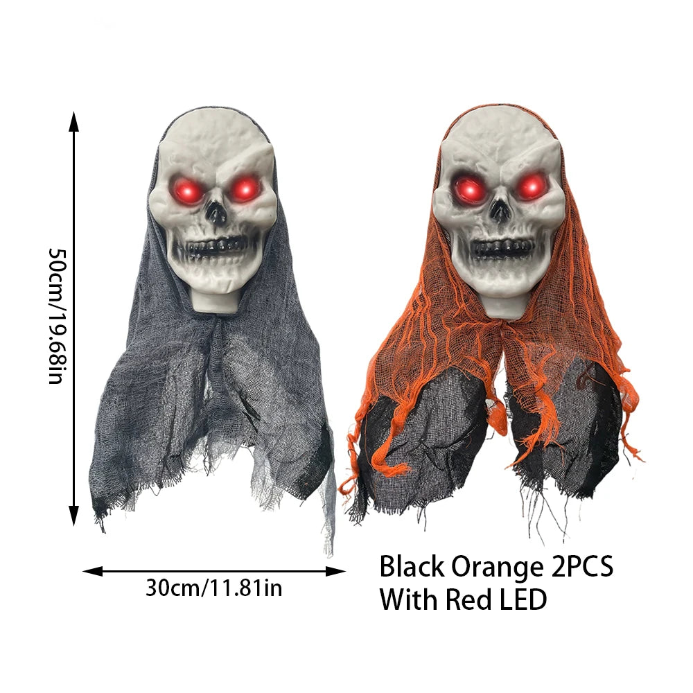 Hanging Skull Ghost Ornaments