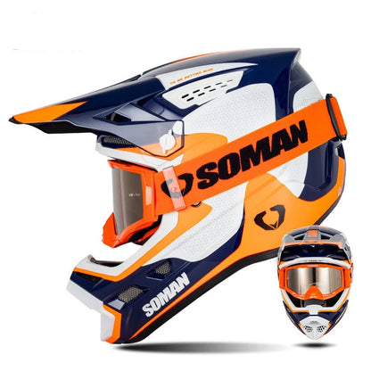 Soman Full-Face ATV Rally Helmet