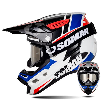 Soman Full-Face ATV Rally Helmet