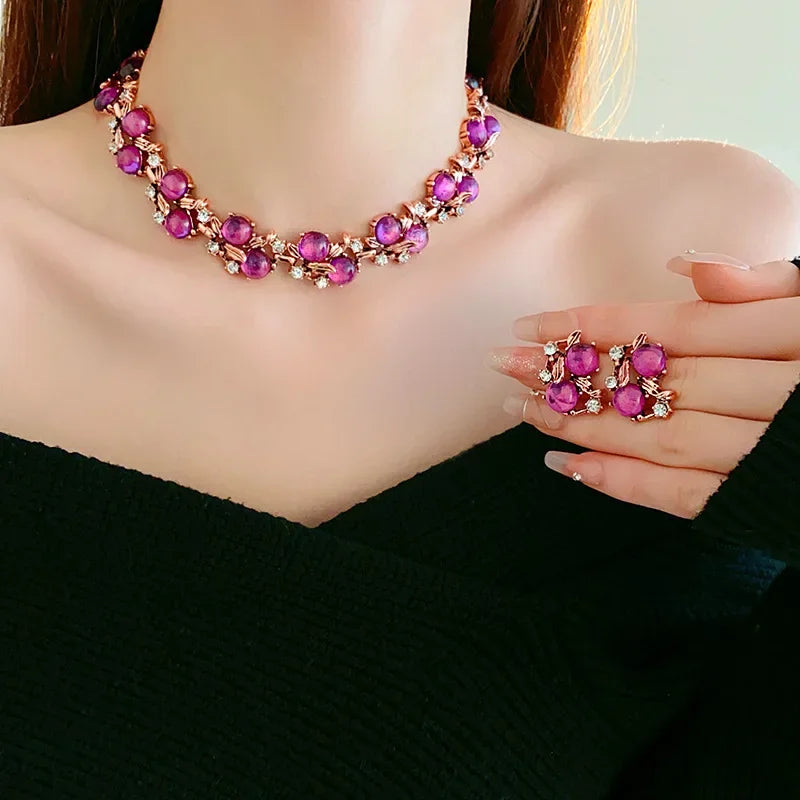 Rhinestone Jewelry Set