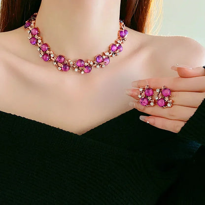 Rhinestone Jewelry Set