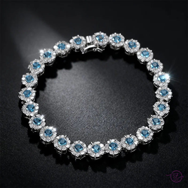 Sparkling Zircon Tennis Bracelet